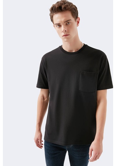 Mavi Erkek T Shirt 066248-900 Siyah Siyah
