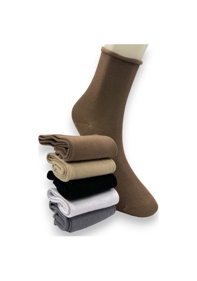 Premium 5 Çift Bambu Kadın Lastiksiz Roll Top Soket Dikişsiz Çorap / Iz Bırakmaz / Sıkmayan Çorap Bej-kahve-siyah-gri-beyaz Premium 5 Çift Bambu Kadın Lastiksiz Roll Top Soket Dikişsiz Çorap / Iz Bırakmaz / Sıkmayan Çorap Bej-kahve-siyah-gri-beyaz