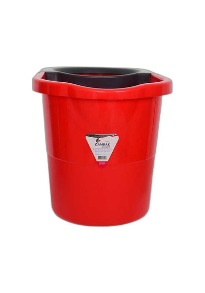 Plastik Temizlik Seti Kova+mop+paspas+sap Kırmızı Renk
