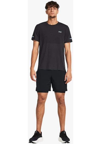 Under Armour Launch 7 2-ın-1 S Erkek Siyah Şort 1382641-001