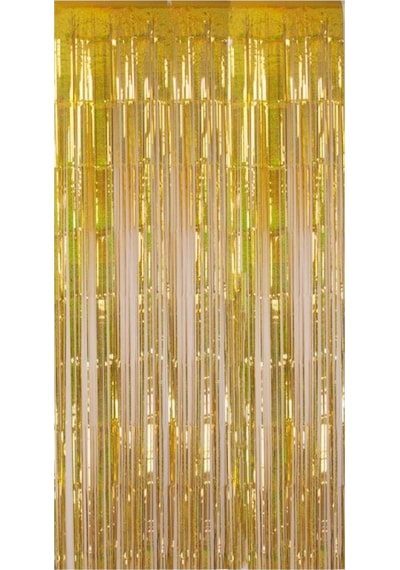 Hologramlı Gold Arka Fon Süs Tüm Yaşlar