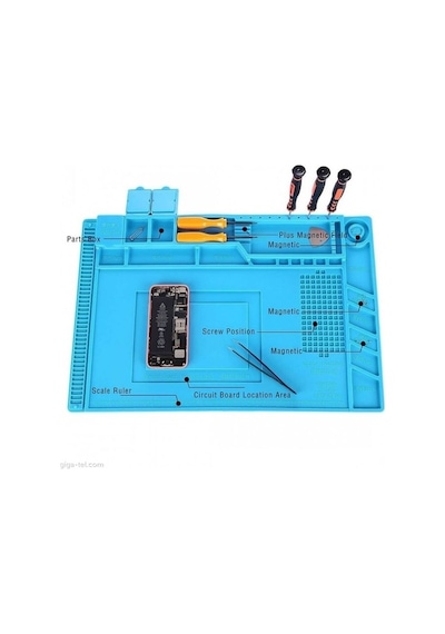 S160 Isıya Dayanıklı Silikon Ped Mıknatıslı Tamir Pedi 45X30Cm (533634623)