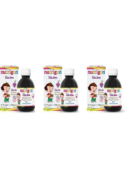 Nutrigen Üzüm Şurup 200 Ml 3 Adet