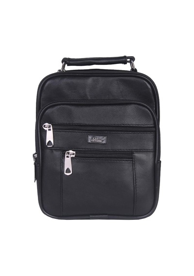 Strong Bag Strong Kasalı Siyah Erkek Küçük Boy El Çantası, Omuz Çantası Ndel Siyah