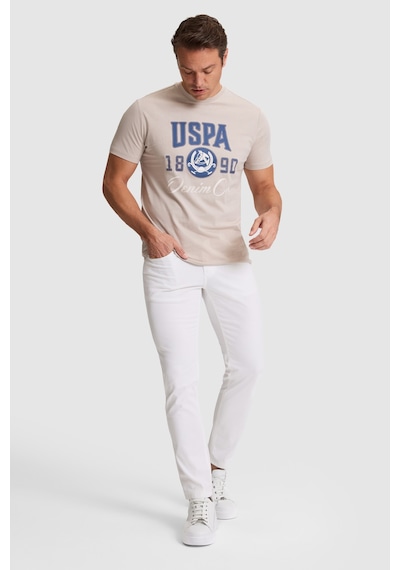 U.s. Polo Assn. Erkek Taş Tişört 50327174-vr049 Taş Rengi