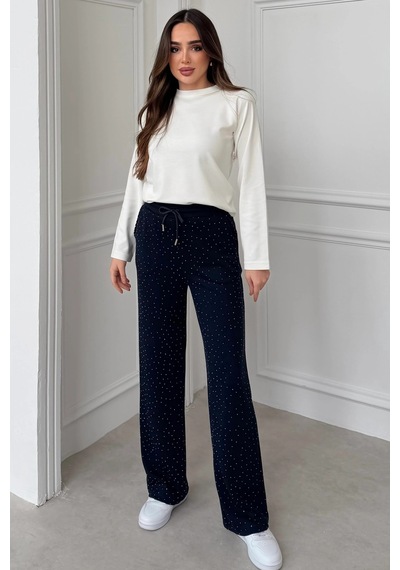 Bbbutikbasic Taşlı Modal Pantolon M4737 Lacivert