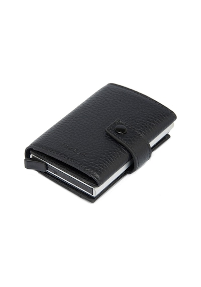 Tergan Siyah Deri Unisex Kredi Kartlık 00263A41