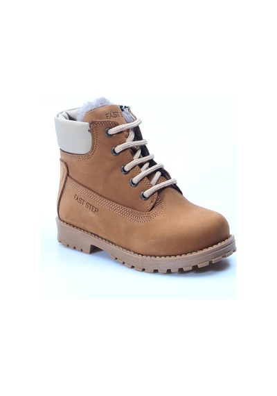 Fast Step Hakiki Deri Kürklü Unisex Çocuk Worker Bot 006kpa1002 001