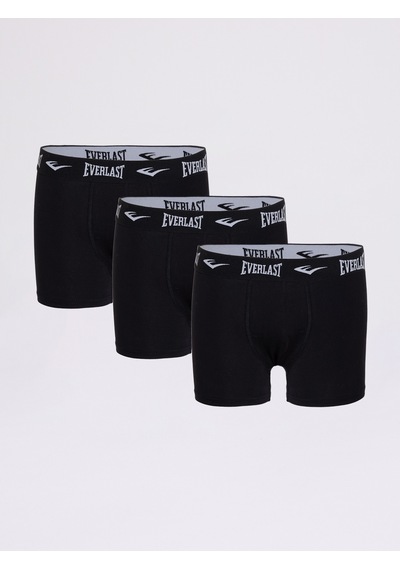 Everlast 3'lü Siyah Boxer Siyah