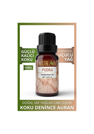 Auran Pudra Saf Esansiyel Uçucu Koku Yağı 10 ML Auran Pudra Saf Esansiyel Uçucu Koku Yağı 10 ML