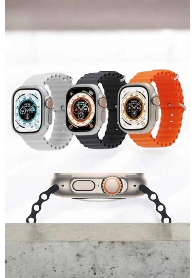 Bluetooth Bağlantılı 49mm Dokunmatik Akıllı Saat Sağlık Ve Spor Takip Özellikli