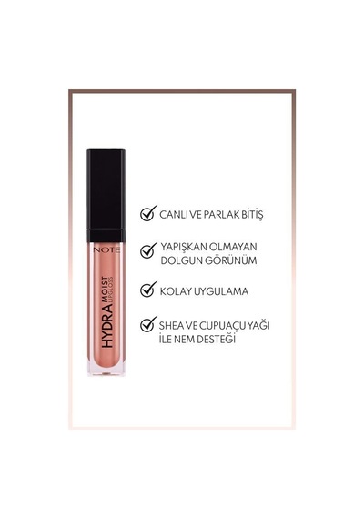 Note Hydramoist Lipgloss 13 Secret Kiss 01
