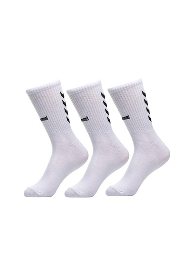 Hummel Maxi Antrenman Çorabı Beyaz 3 Lü Paket