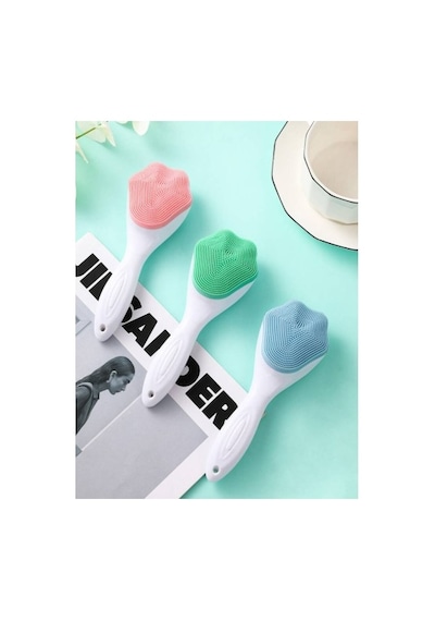 Cilt Temizleme Peeling Fırçası Çok Renkli