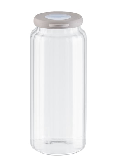 Madame Coco Voyana Optikli Borosilikat Cam Kavanoz - 1200 Ml Çok Renkli