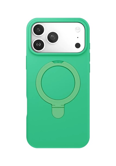 Newface Apple İphone 17 Pro Max Regal Magsafe Standlı Kapak - Yeşil