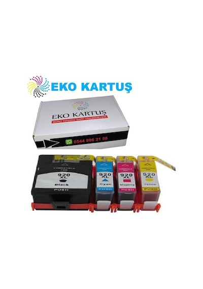 Eko Kartuş Hp Photosmart D5445, 4 Enk Uyumlu Kartuş