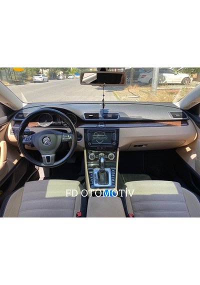 Volkswagen Passat CC Konsol Siyah , Trimler Koyu Meşe Renk Torpido Konsol Maun Kaplama