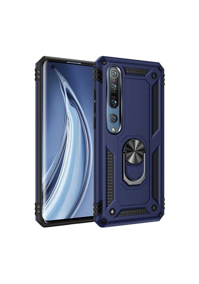 Xiaomi Mi Note 10 Lite Kılıf Zore Vega Kapak Mavi