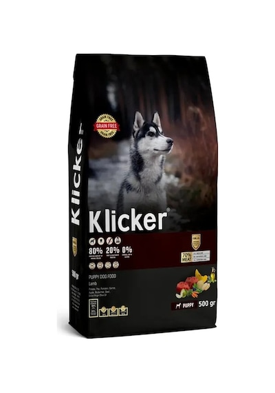 Klıcker Kuzulu Yavru Köpek Kuru Maması 500 G
