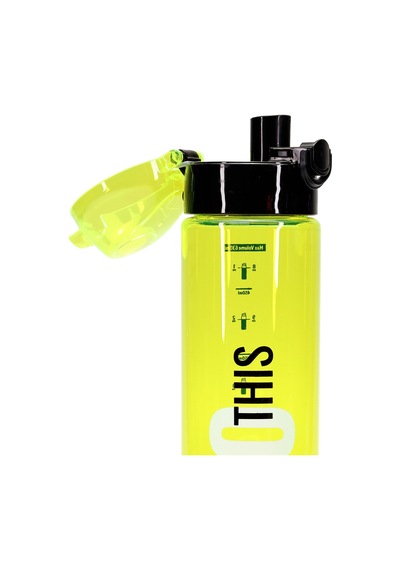 Su Matarası Tritan Geniş Ağız Su Şişesi Lets Do This Spor Matarası Suluğu Bpasız 630 Ml Sarı 0102