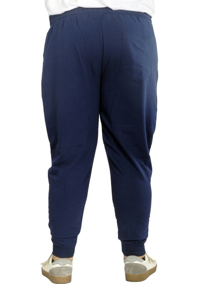 Mode Xl Büyük Beden Eşofman Altı Darpaça Zippered 22501 Indigo 001