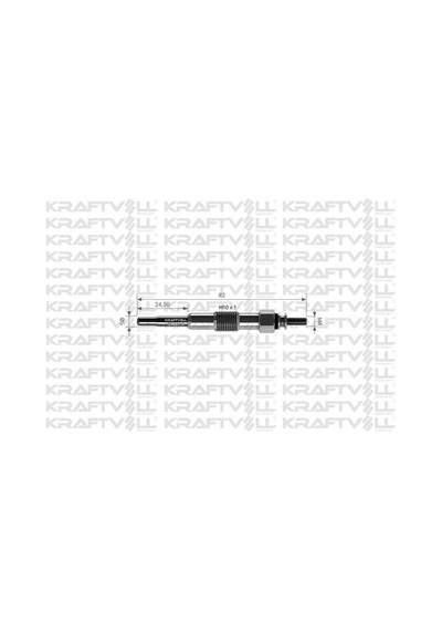 Kraftvoll 05030119 Kızdırma Bujisi 11v Croma 1.9 Tdı Bmc T 79 71735463