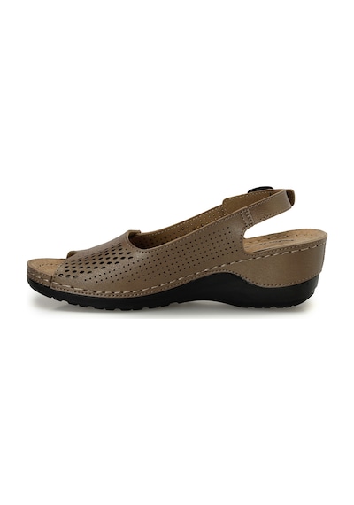 Polaris 167248.z Bronz Kadın Düz Sandalet 167248.z6fx 000000000102250920 Altın