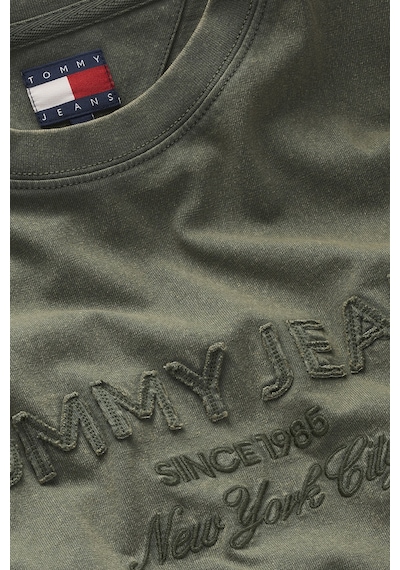 Tommy Jeans Erkek Tişört-dm0dm22330-12823 Yeşil