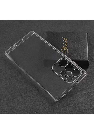Zore Galaxy S23 Ultra Uyumlu Nvth Süper Silikon Kılıf-renksiz