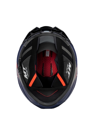 MT Thunder 4SV Solid A1 Şeffaf Vizörlü Kask Mat Siyah