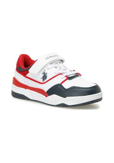 U.s. Polo Assn. Martell Jr 5fx Beyaz Erkek Çocuk Sneaker 000000000101946538 Beyaz-kırmızı Beyaz - Kırmızı