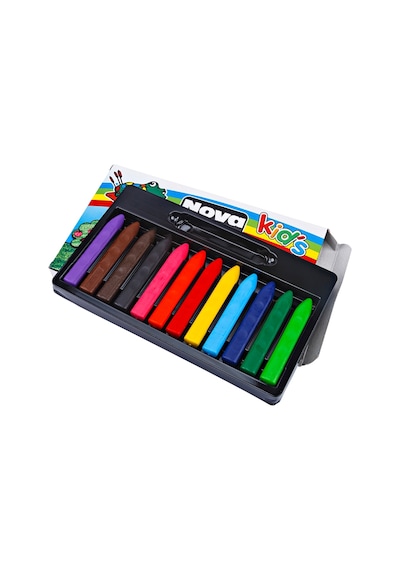 Hobi-Marketart Nova Color Jumbo Üçgen Crayon Mum Boya 12 Renk - 322434836