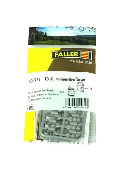 1/87 Bira Fıçıları 10 Adet Maketi, Faller 180971