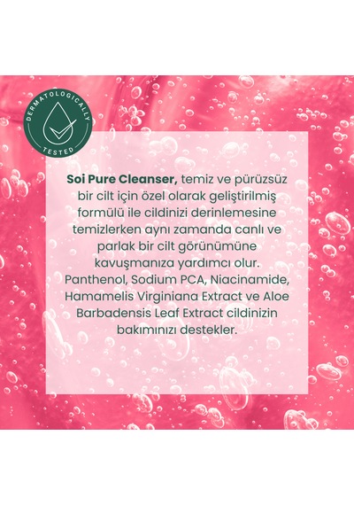 Soi Cosmetics Canlandırıcı Ve Arındırıcı Yüz Temizleme Jeli 200 ML
