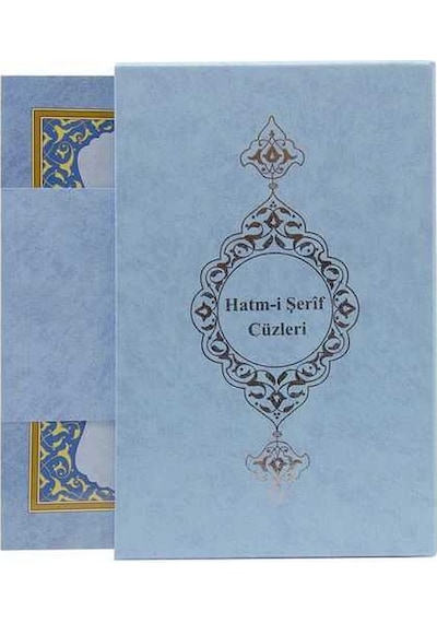 Rahle Boy 30 Cüz Kur'An-I Kerim (Mavi. Karton Kapak. Kutulu)