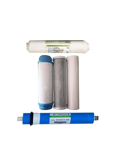 Naturel Ev Membranlı Açık Kasa 5 Aşamalı Su Arıtma Cihazı Filtresi