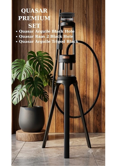 Quasar Premium Nargile Seti Black