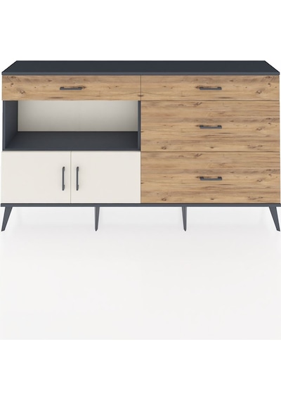 Arges Konsol Tek Raflı 4 Çekmeceli 2 Kapaklı 176x30x99 Antrasit-a Antrasit-aytaşı/çam Arges Konsol Tek Raflı 4 Çekmeceli 2 Kapaklı 176x30x99 Antrasit-a Antrasit-aytaşı/çam