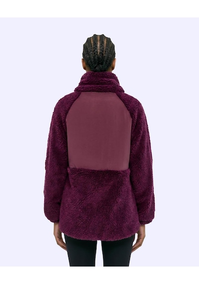 Kappa Authentic Oripro Kadın Bordo Regular Sherpa Mont