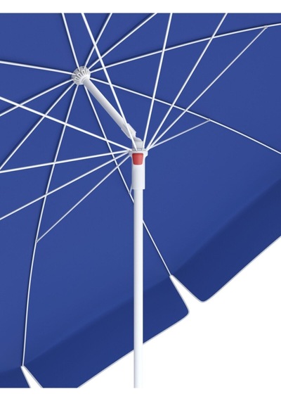 Parasols Elite 200ø Taşıma Çantalı Polyester Plaj Şemsiye - Saks Mavi