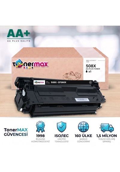 Hp 508x Cf360x Siyah Uyumlu Toner Aa Plus / Color Laserjet Enterprise M552 / M553 / Mfp M577