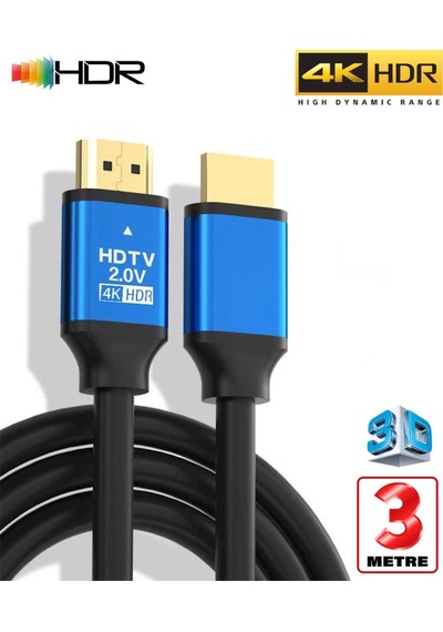 C-592 Hdtv Premium Yüksek Hızlı 4k Ultra Hd 3 Mt Hdmı Kablo