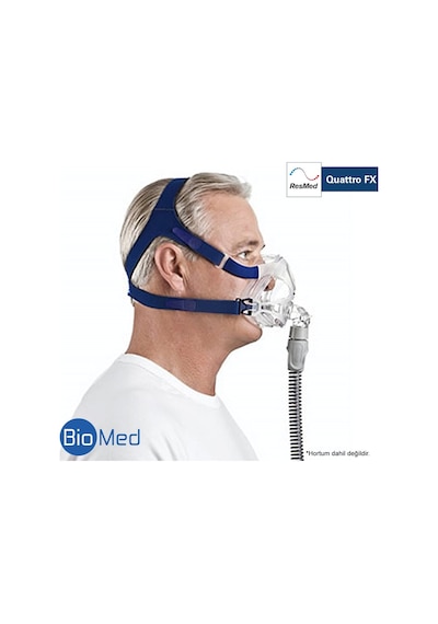 Resmed Quattro Fx Cpap Maskesi - Small Ağız Burun Cpap Maskesi