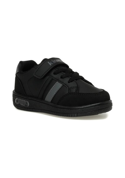 Kinetix Malıbu Pu Boy 3pr Siyah K Grı Patik Erkek Çocuk Sneaker Ayakkabı Siyah