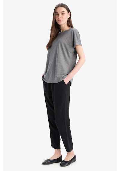 DeFacto Straight Fit Cepli Basic Düz Aerobin Pantolon E6769AX25SPBK81
