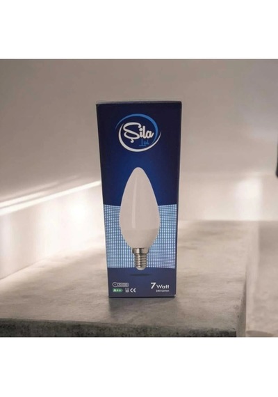 Sıla Şila 2 Adet Duylu Led Ampul 7 Watt-a++ Beyaz Işık 240 Lümen 220-240 V 20.000 Saat Ömür 1