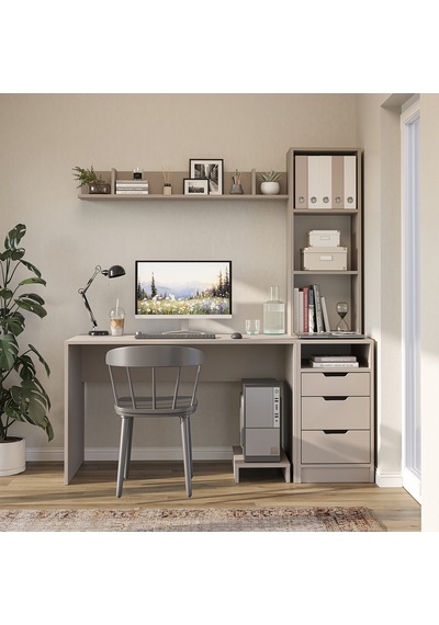 Mode Kitaplıklı Çalışma Masası , Bilgisayar Masası, Çekmeceli Çalışma Masası, Çalışma Ofis Masası Kumtaşı Mode Kitaplıklı Çalışma Masası , Bilgisayar Masası, Çekmeceli Çalışma Masası, Çalışma Ofis Masası Kumtaşı