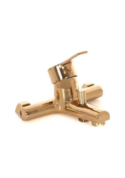 Modern Tasarımlarıyla Gold Banyo Bataryası Krom