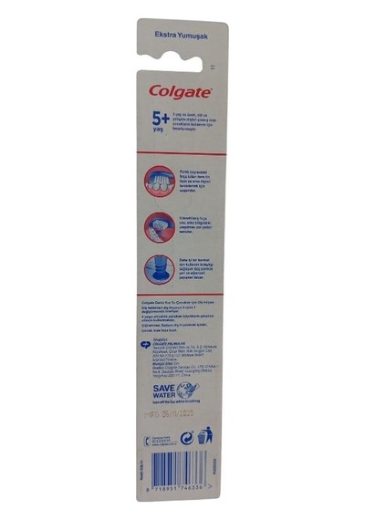 Colgate Gri Bulut Çocuk Diş Fırçası 5+ Yaş Ekstra Yumuşak Kıllı